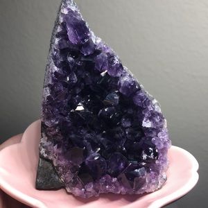 Amethyst Cluster from Uruguay Geode
